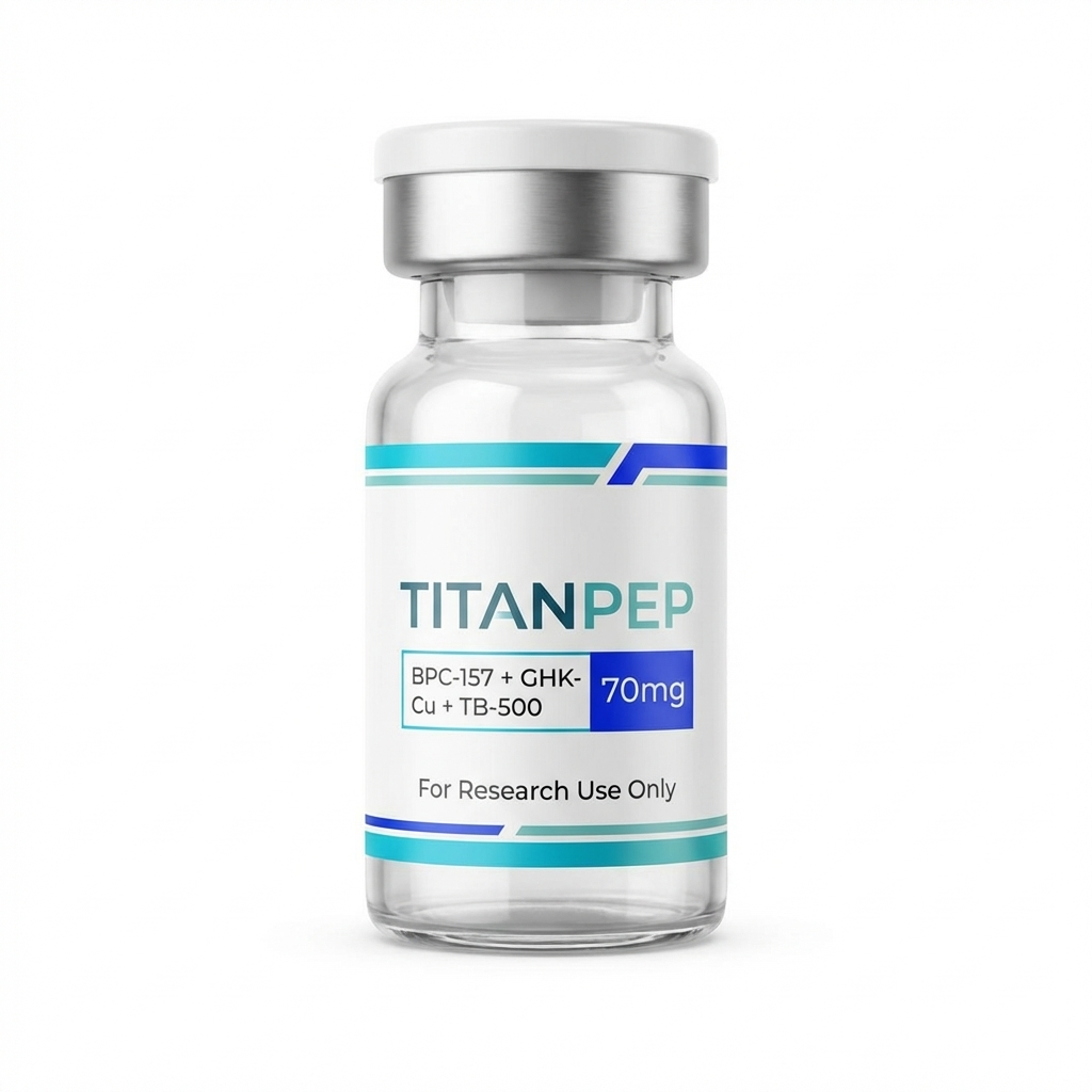BPC-157 + GHKCu + TB-500 (Glow Stack) 70mg